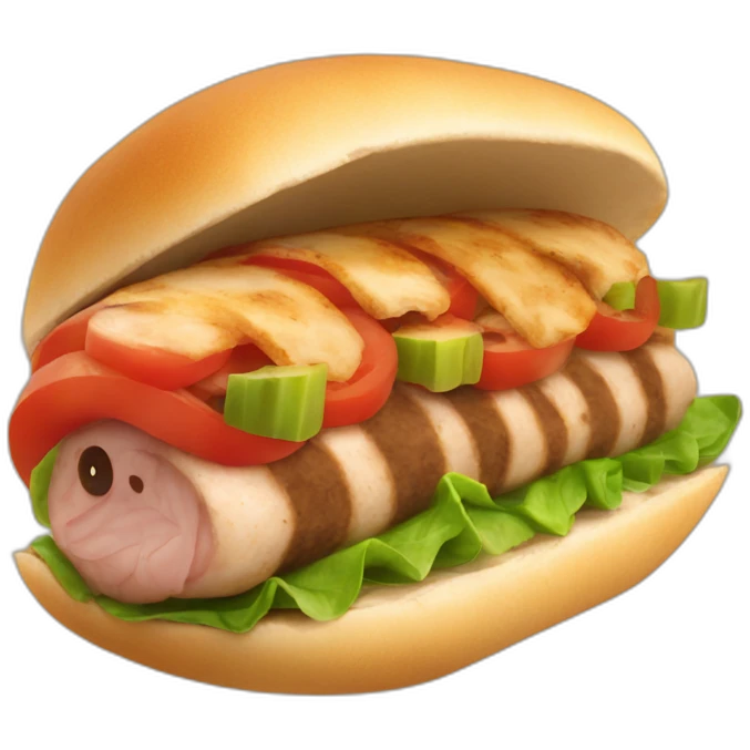 durum kebab de cerdo emoji