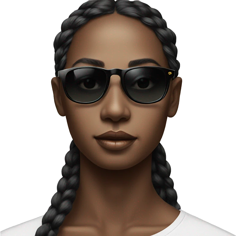 black thin fashion sunglasses no person emoji