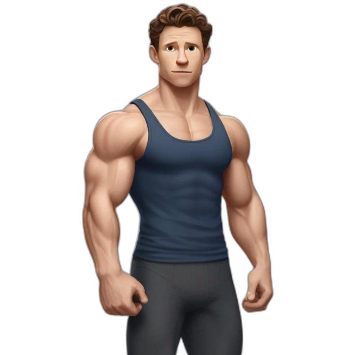Tom Holland bodybuilder emoji