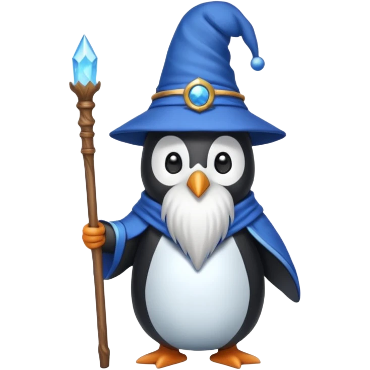 Penguin Wizard emoji