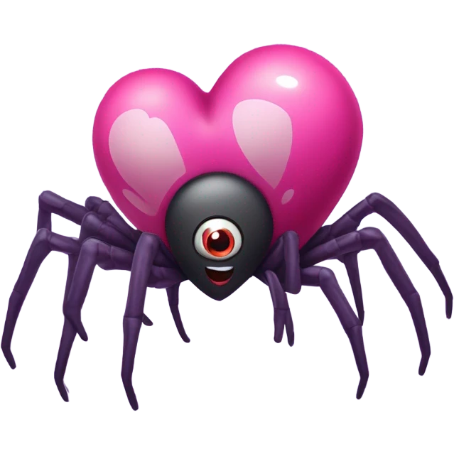 spider with heart eyes  emoji