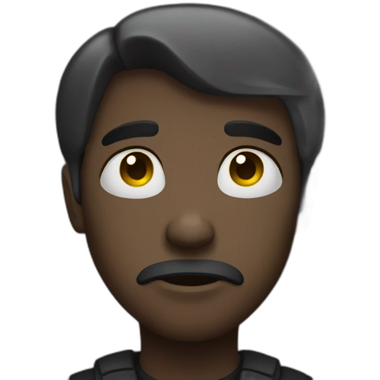 Dark mood emoji
