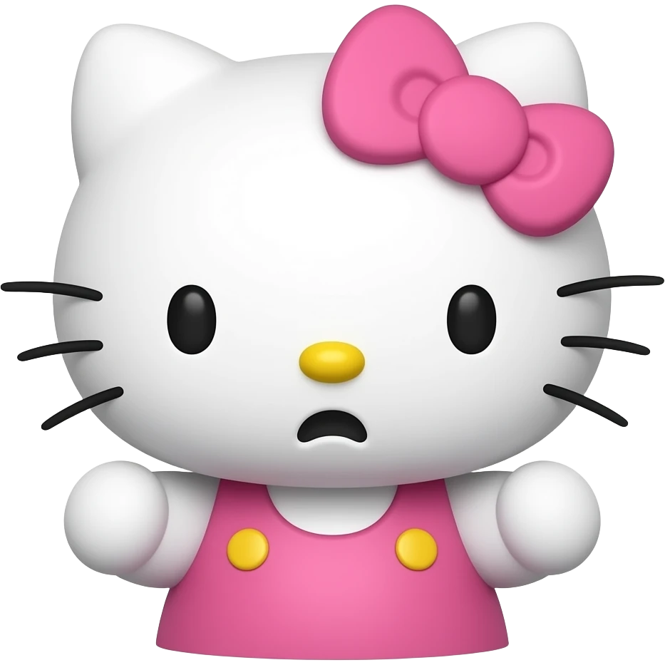 hello kity choqué emoji