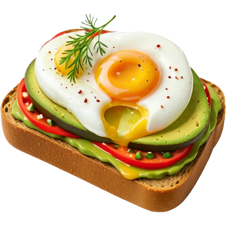 beautiful avocado toast awesome meal emoji