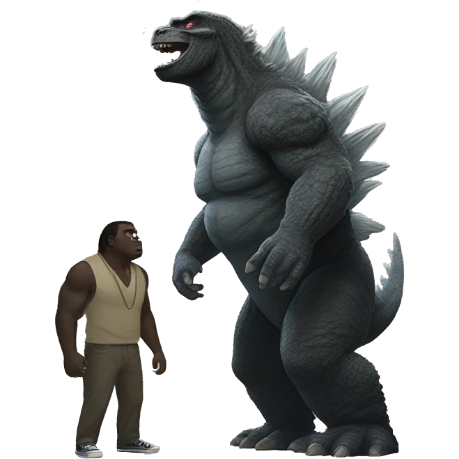 godzilla and Kong  emoji