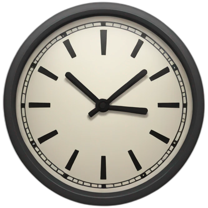 imitation clock emoji