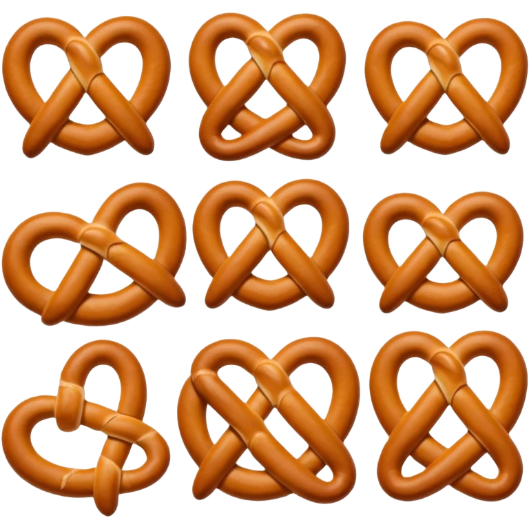 Little pretzel people  emoji