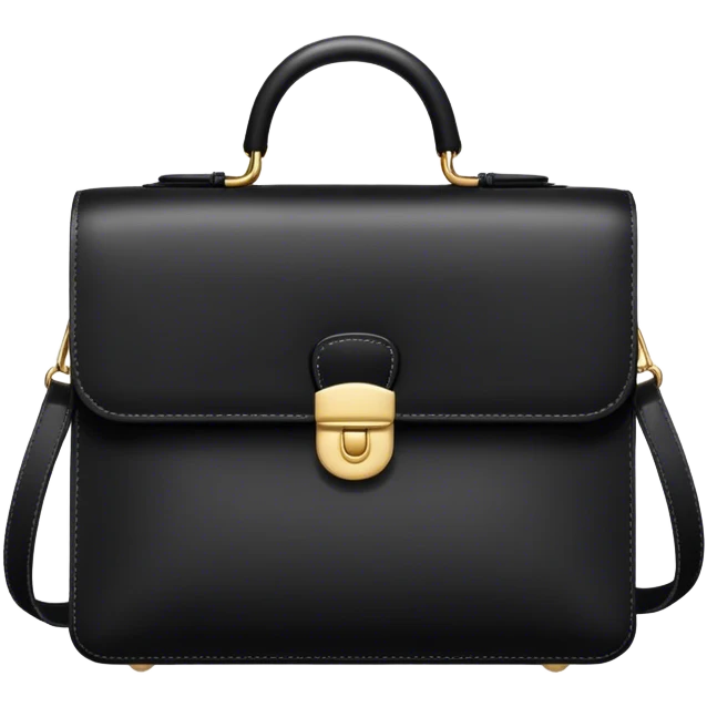 handbag, front view emoji