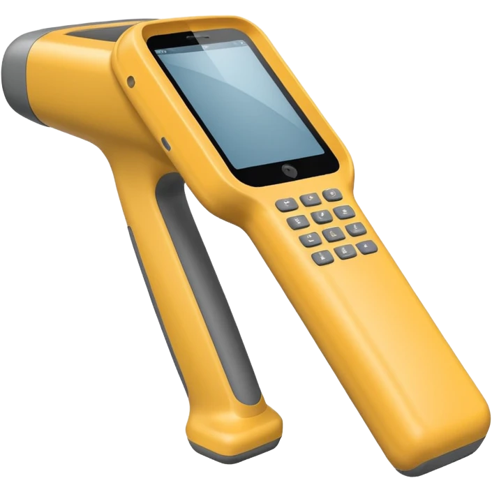 Hand-held scanner  emoji