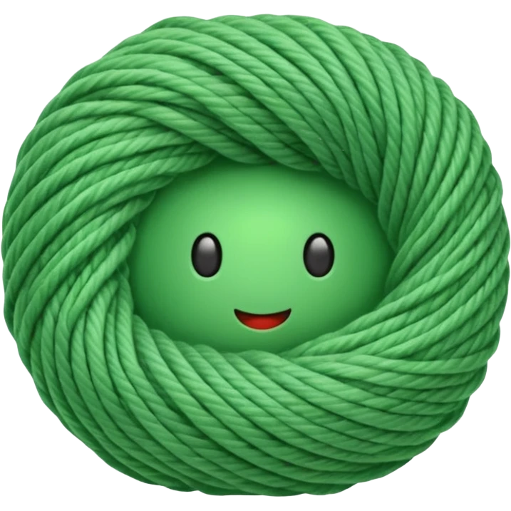 green ball of yarn emoji