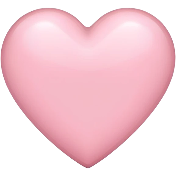 Light pink heart emoji