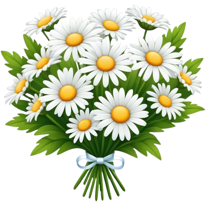 bouquet of daisies emoji