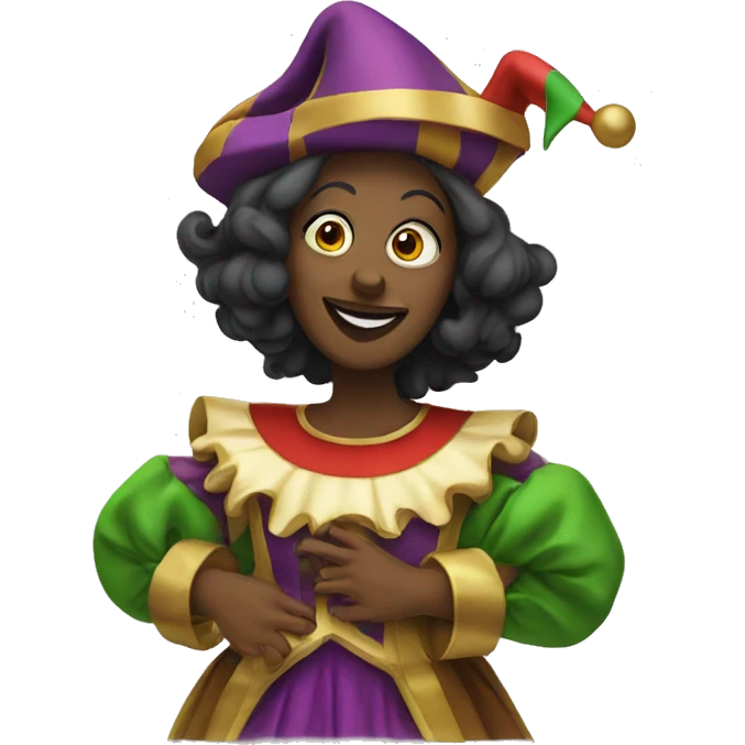 Woman Court Jester emoji