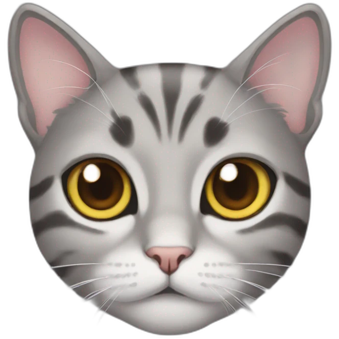 Cat with anime eyes emoji