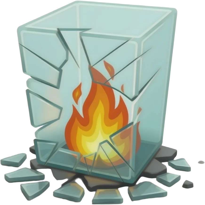 glass case break in case of emergency emoji