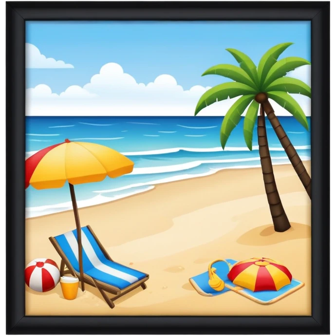Beach emoji