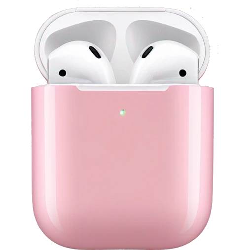 Pink AirPods  emoji