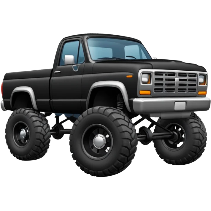 black truck lifted  emoji