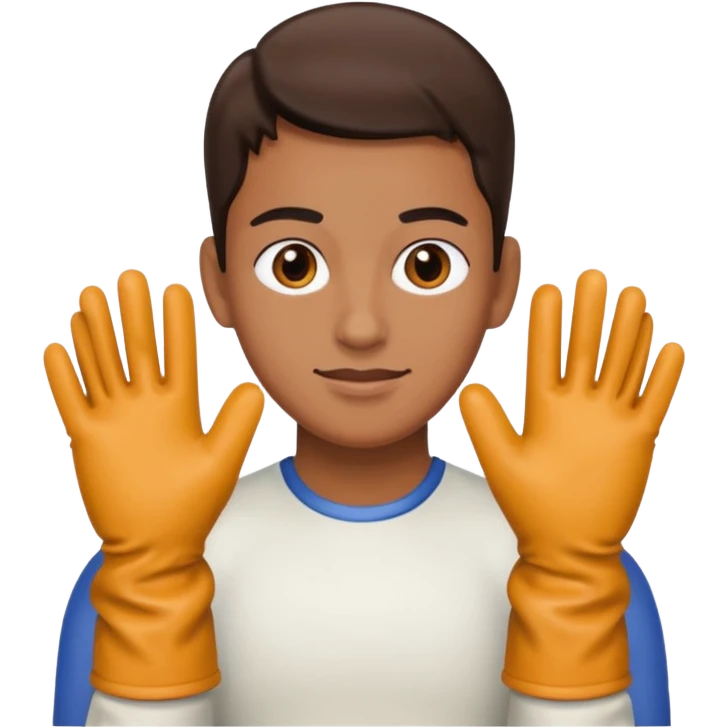Robber with glouse emoji