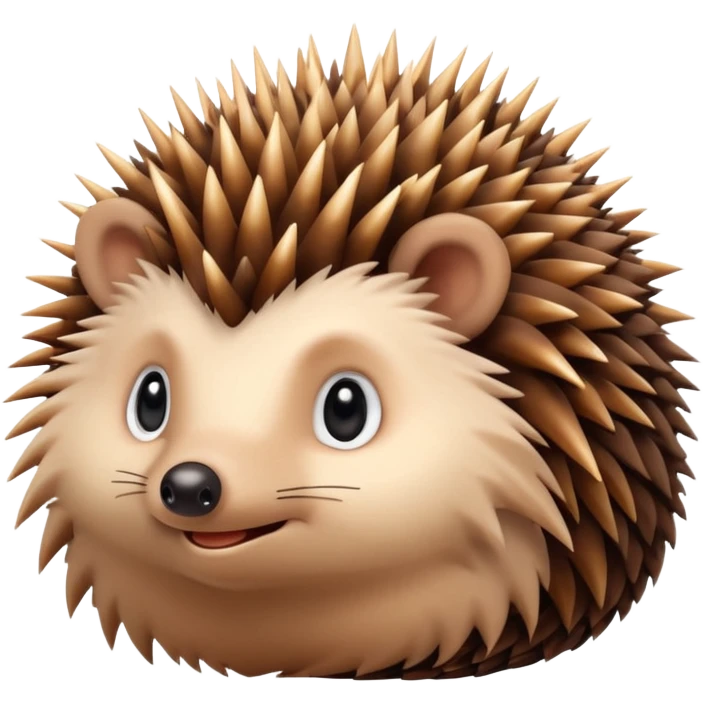 cute hedgehog emoji