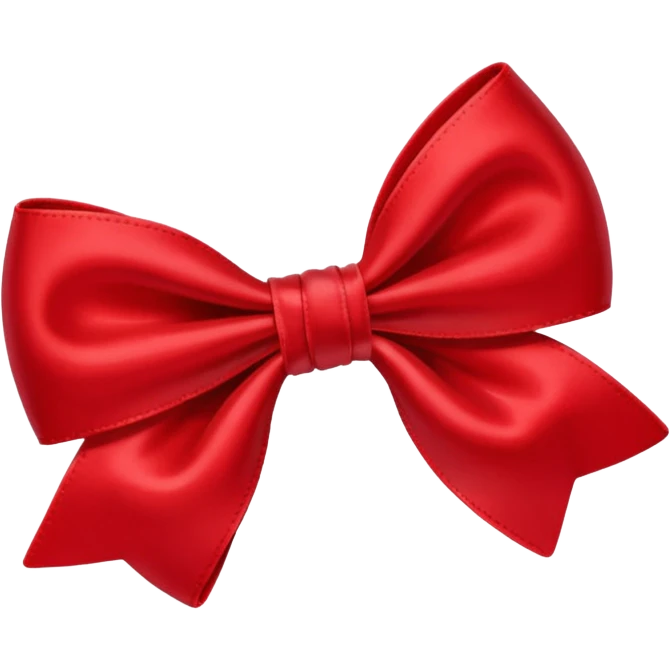 Bow hair clip emoji
