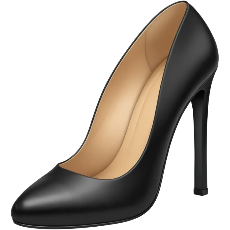 Black office pumps emoji