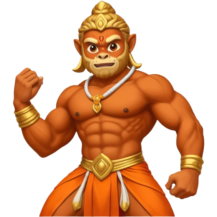 Flying in air hanuman emoji