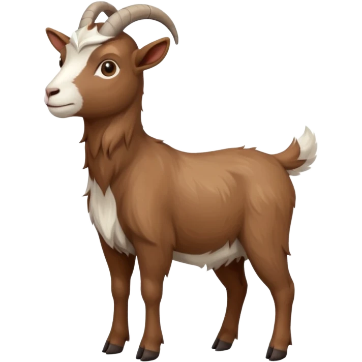 adult Goat, full body emoji
