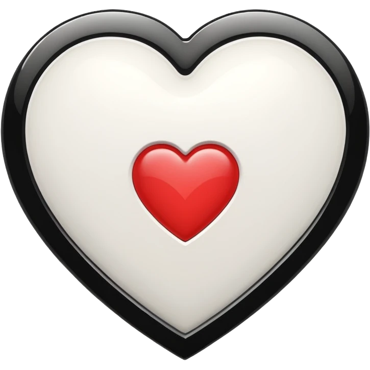 Chanel sport logo white heart emoji