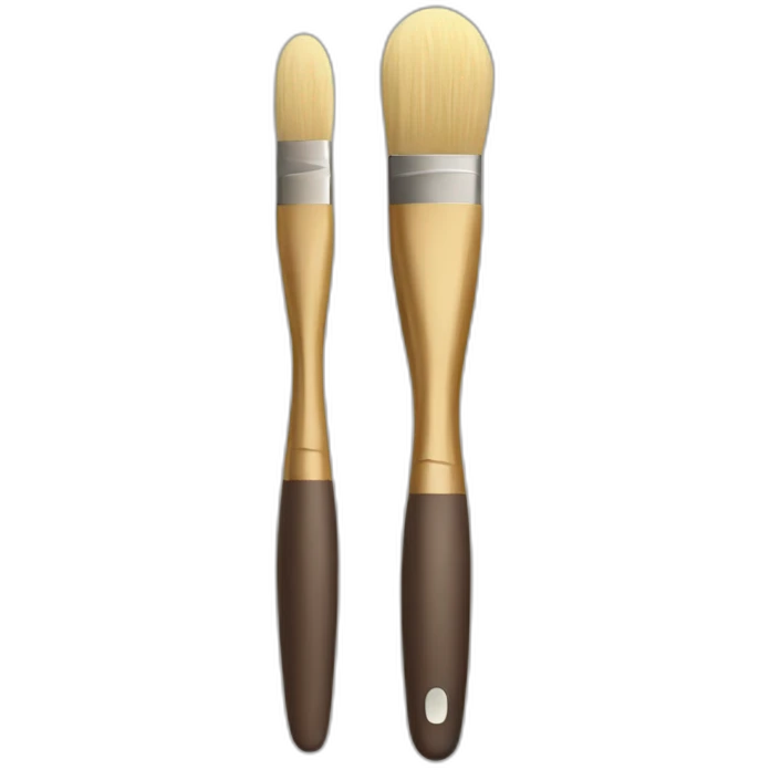 elegant paint brush emoji