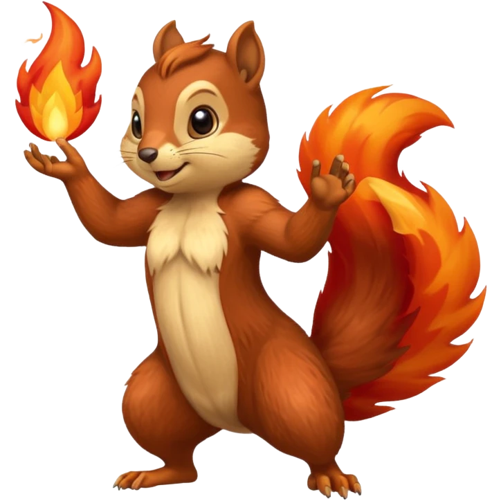 fire bender squirrel emoji