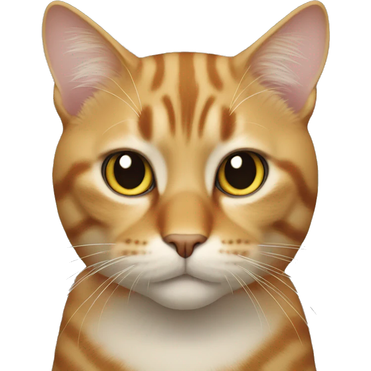 a bold cat emoji