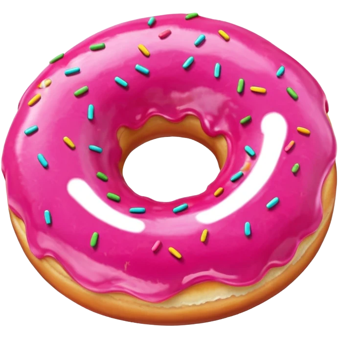 frambuazlı donut emoji