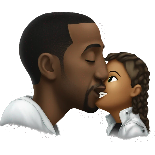p diddy kissing meek mill emoji