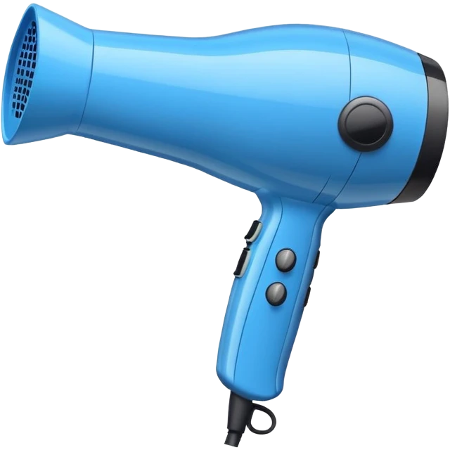 Hair dryer emoji