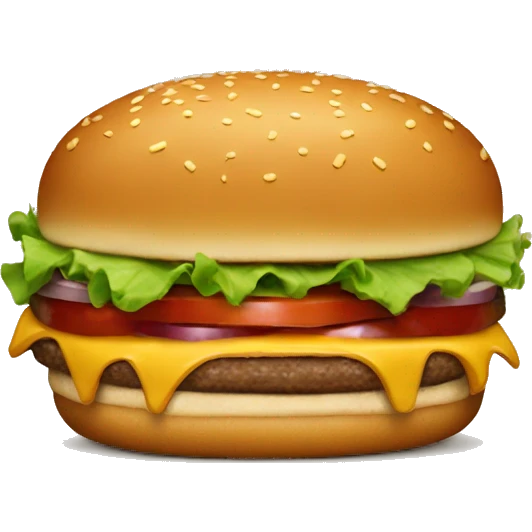 Man In burger emoji