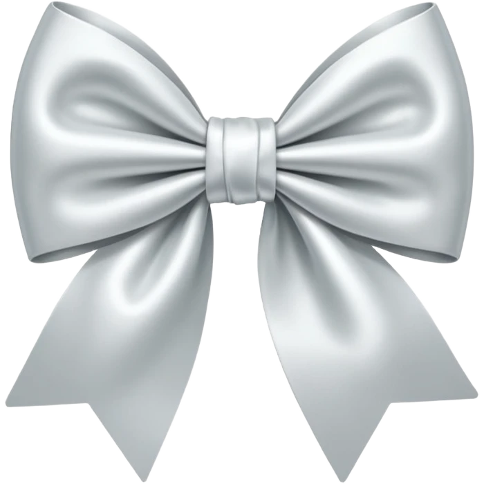 White bow emoji