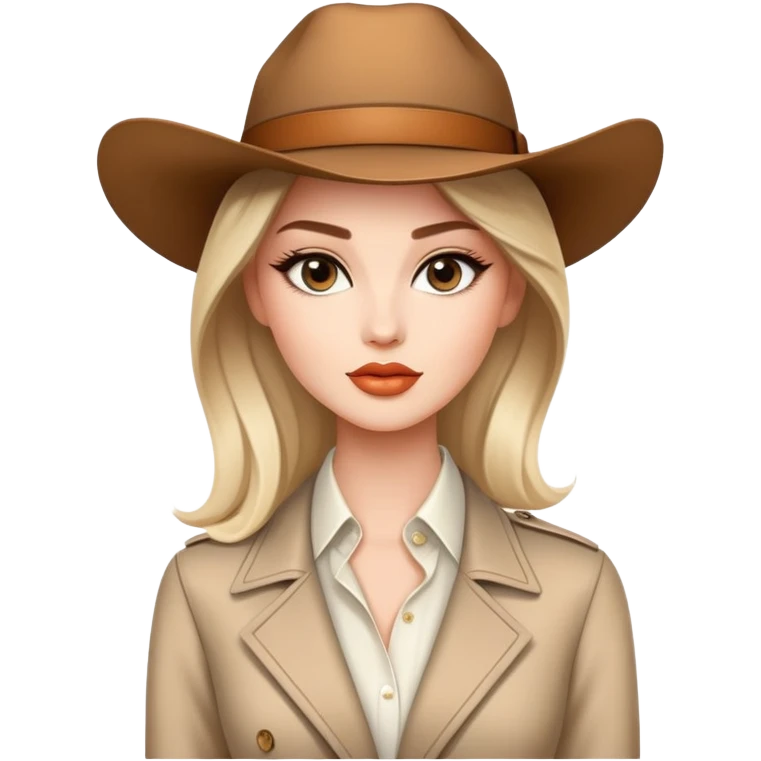 Beautiful Western female fashion model with elegant features, runway pose, stylish designer outfit emoji