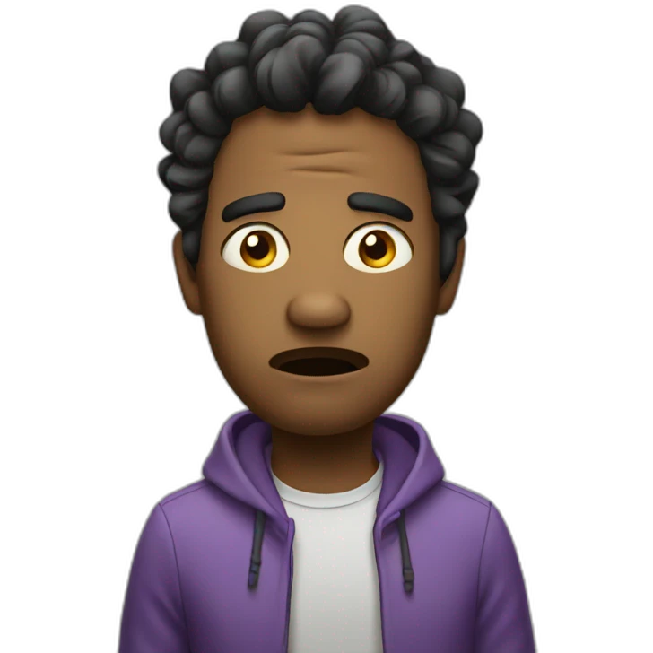 distraction annoyed emoji