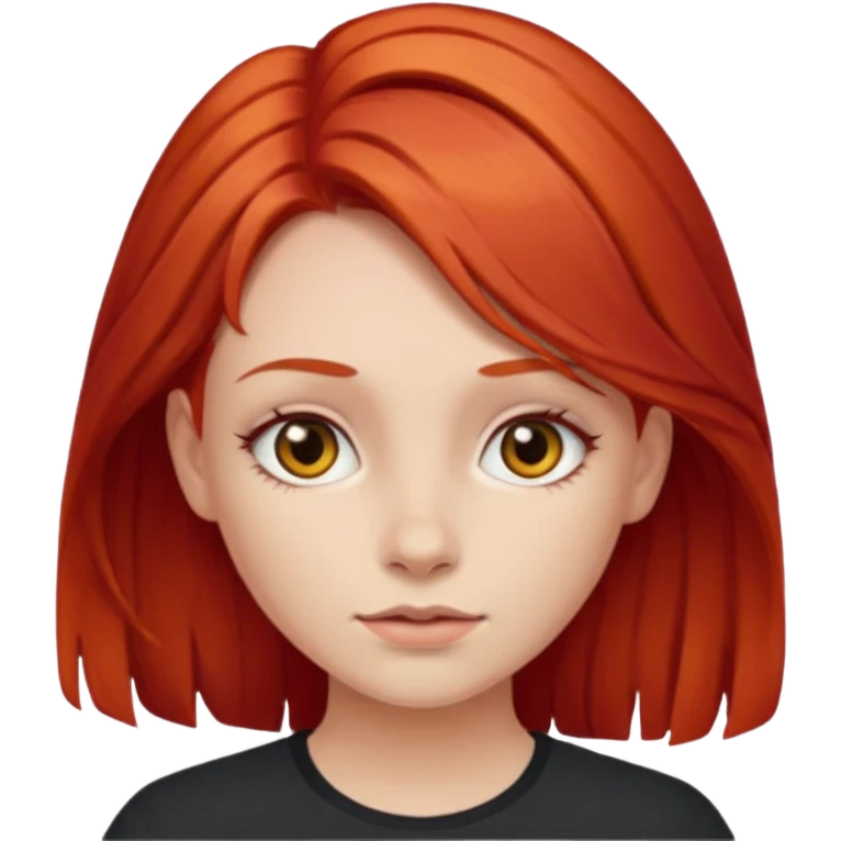 Girl with red haire emoji