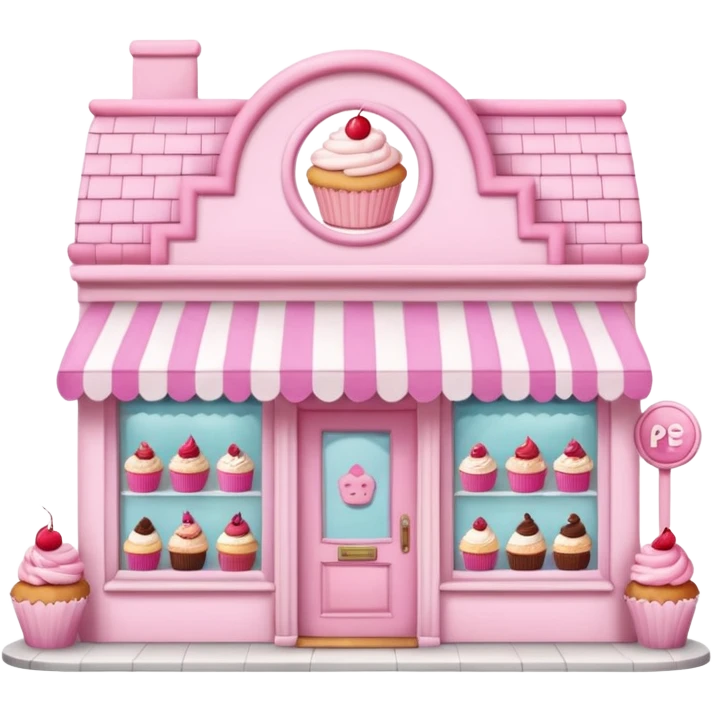 pink bakery store emoji