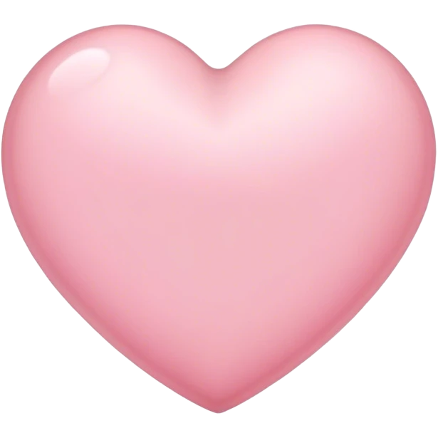 light pink heart  emoji