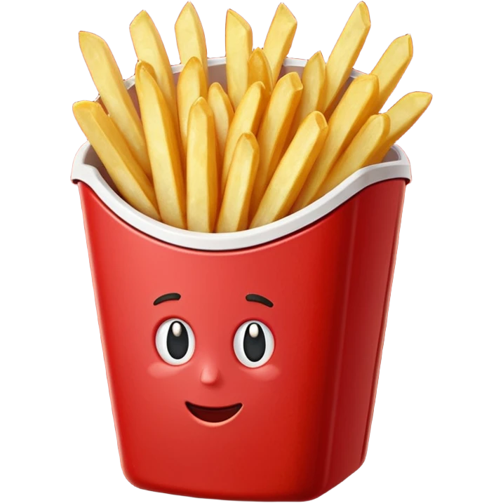 fries in a red container emoji