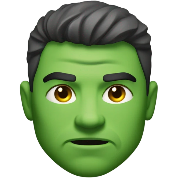 Thug Hulk face emoji