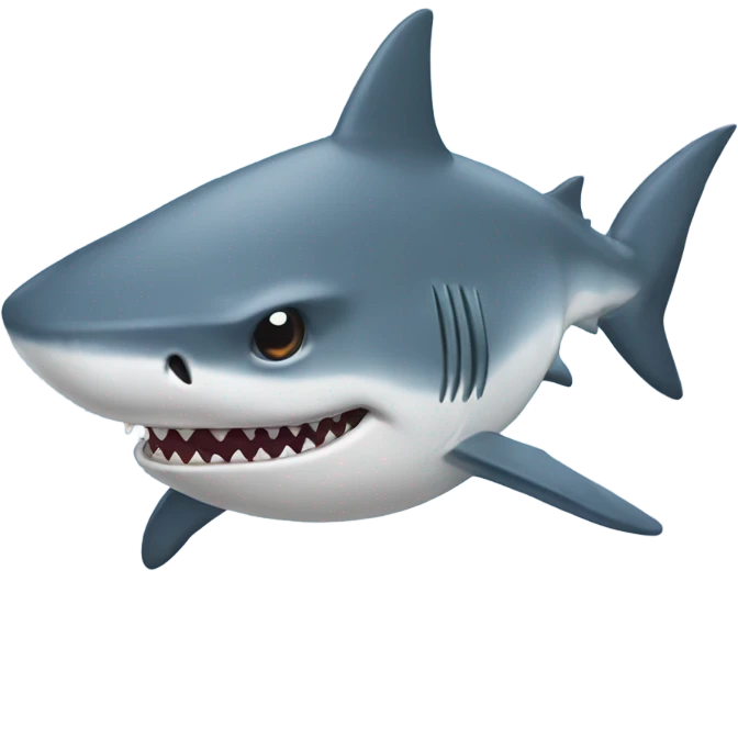 Dumb shark emoji