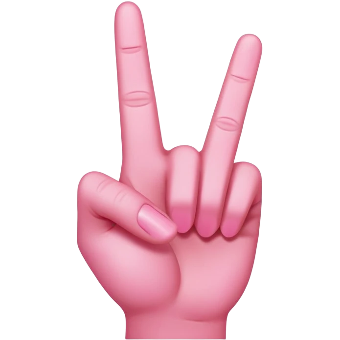 pink middle finger emoji