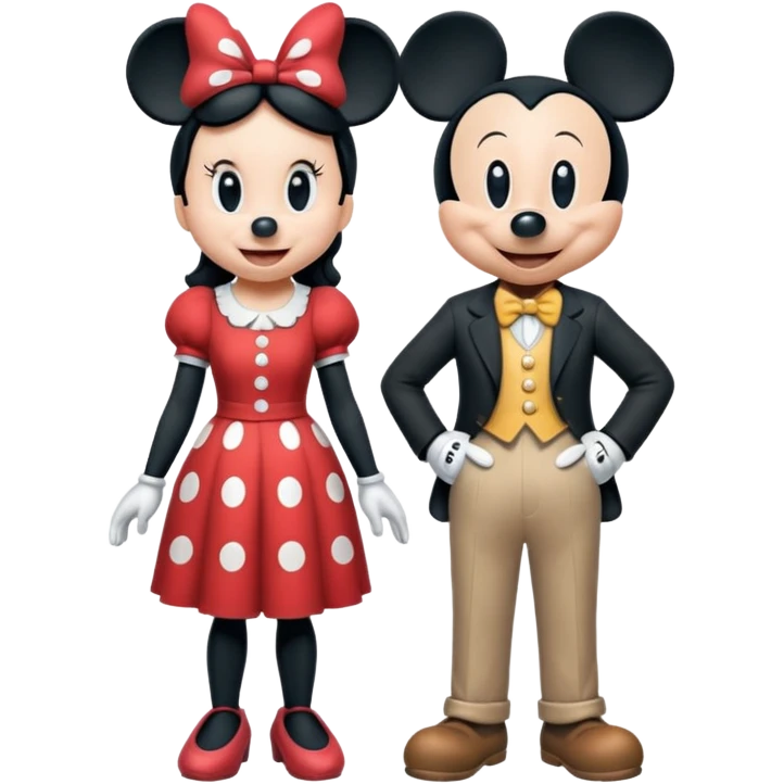 Minnie and Mickey Mouse emoji