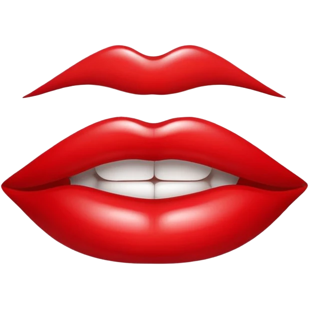 Woman lips emoji