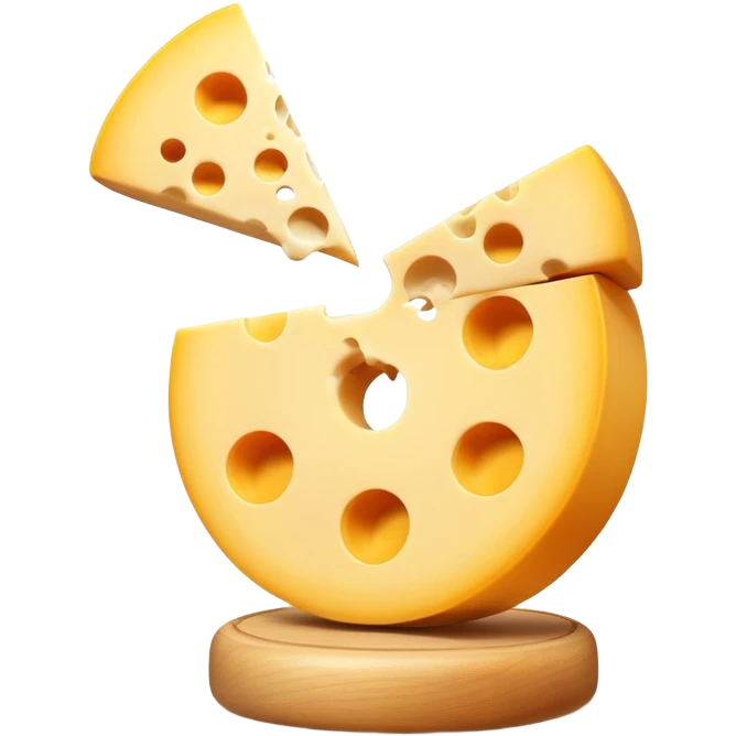 Cheese dancing emoji
