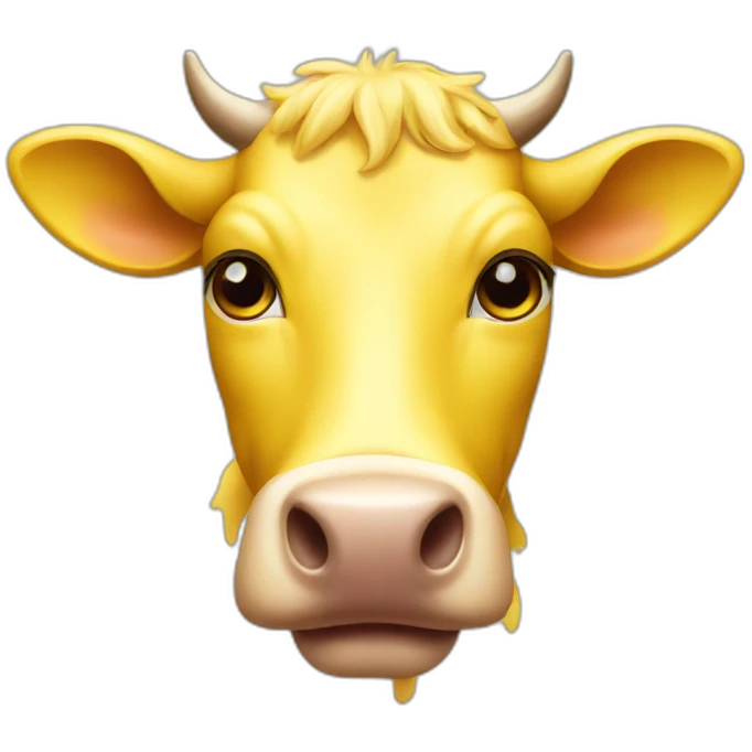yellow cow emoji